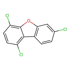 1,4,7-Trichlorodibenzofuran structure