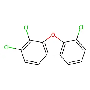 3,4,6-Trichlorodibenzofuran structure