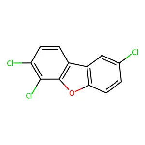 2,6,7-Trichlorodibenzofuran structure