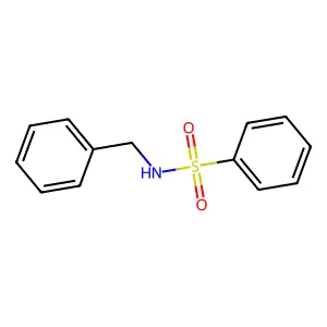 Benzenesulfonamide, N-benzyl- structure
