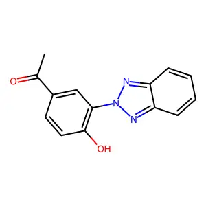 Ethanone, 1-(3-(2H-benzotriazol-2-yl)-4-hydroxyphenyl)- structure