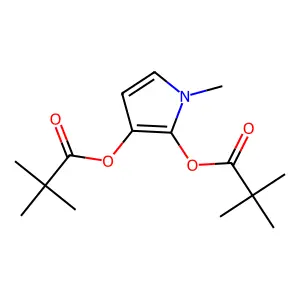 1-Methyl-1H-pyrrole-2,3-diyl 2,2-dimethylpropanoate structure