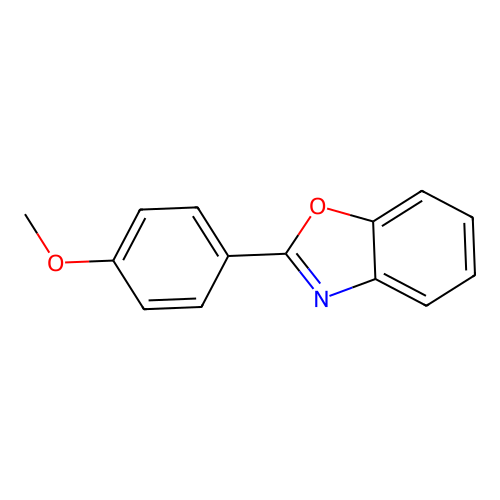 2-(4-Methoxyphenyl)benzo[d]oxazole structure