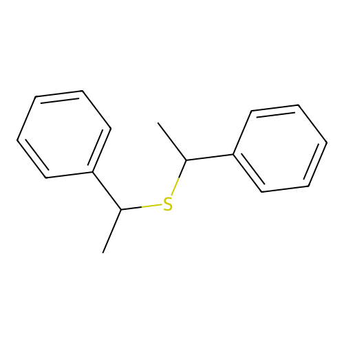 1,1'-(Sulfanediyldi(ethane-1,1-diyl))dibenzene structure