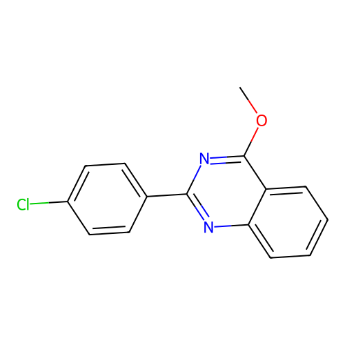 2-(4-Chlorophenyl)-4-methoxyquinazoline structure