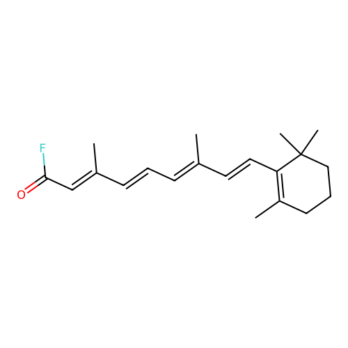 视黄酰氟 structure