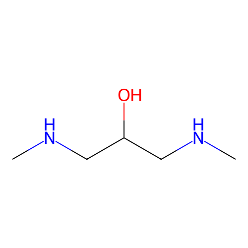 1,3-Bis(methylamino)propan-2-ol structure