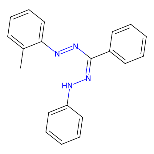 N'-anilino-N-(2-methylphenyl)iminobenzenecarboximidamide structure