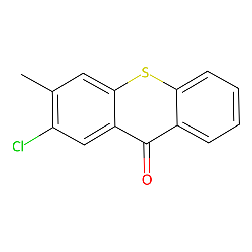 2-chloro-3-methyl-9H-thioxanthen-9-one structure