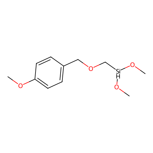Dimethoxy-[(4-methoxyphenyl)methoxymethyl]silane structure