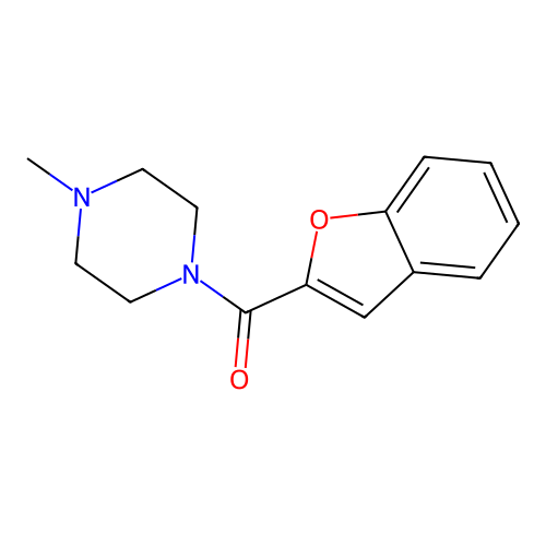 1-Benzofuran-2-yl-(4-methylpiperazin-1-yl)methanone structure