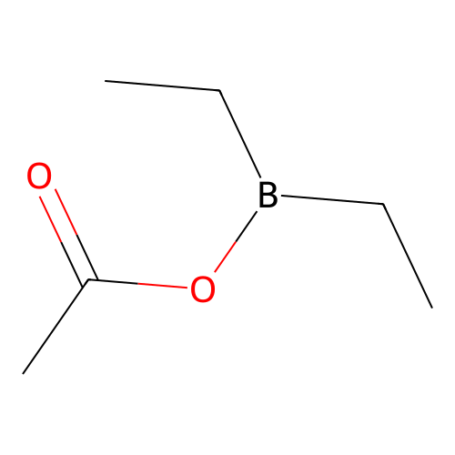 (Acetyloxy)(diethyl)borane structure