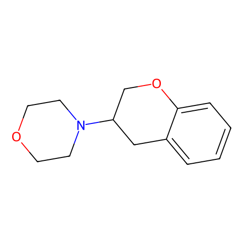 4-(3,4-Dihydro-2H-1-benzopyran-3-yl)morpholine structure