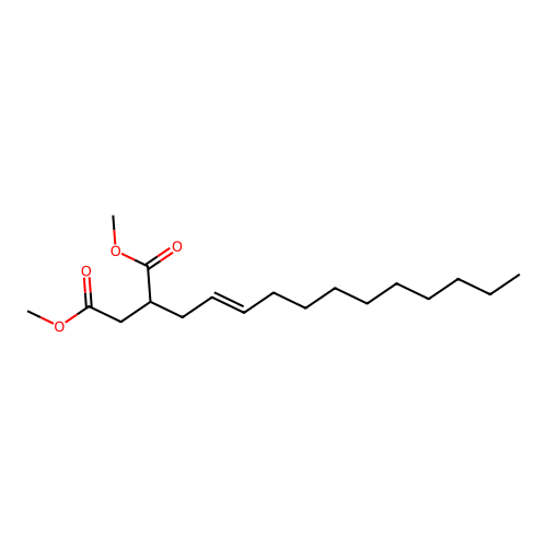 2-Dodec-2-enyl-succinic acid dimethyl ester structure