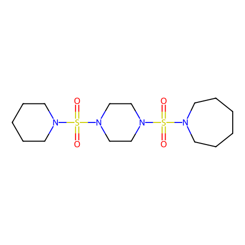 1-(4-Piperidin-1-ylsulfonylpiperazin-1-yl)sulfonylazepane structure