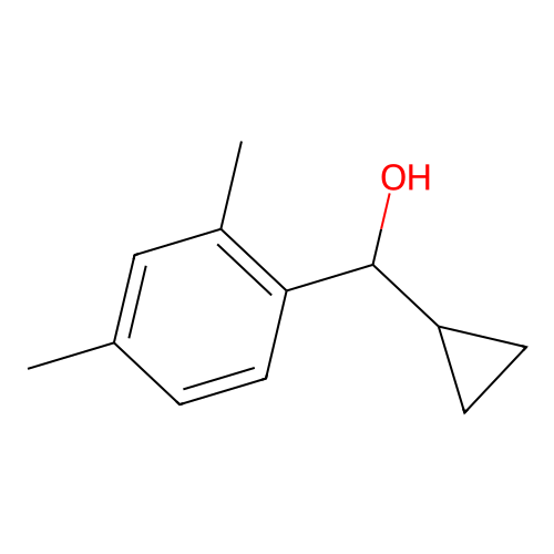 alpha-Cyclopropyl-2,4-dimethylbenzyl alcohol structure