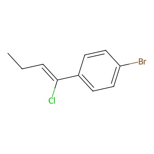 1-Bromo-4-(1-chloro-1-buten-1-yl)benzene structure