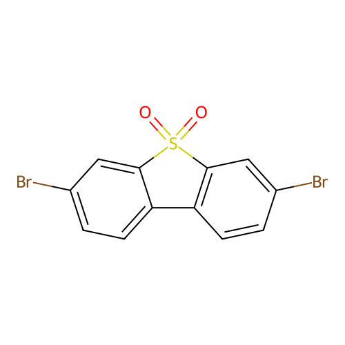 3,7-Dibromo-dibenzothiophene 5,5-dioxide structure