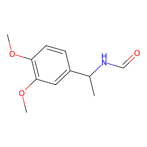 N-(3,4-Dimethoxy-alpha-methylbenzyl)formamide structure