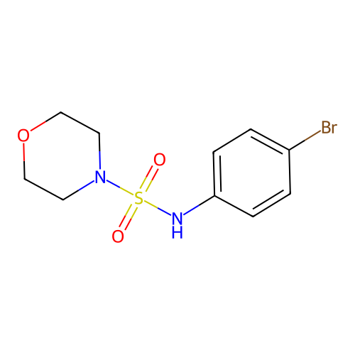 N-(4-bromophenyl)morpholine-4-sulfonamide structure