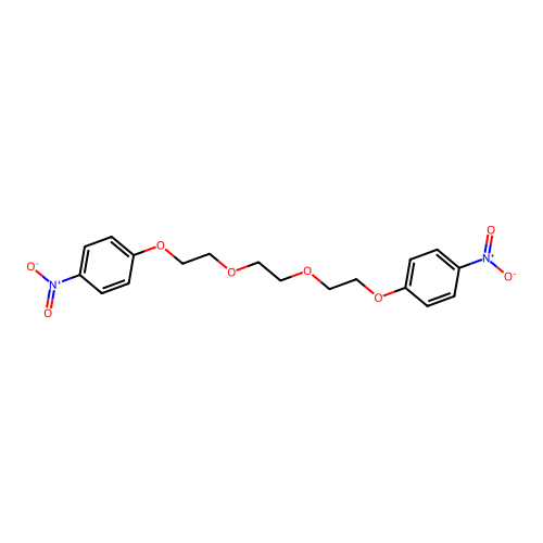 1,2-Bis[2-(4-nitrophenoxy)ethoxy]ethane structure