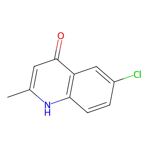 6-Chloro-2-methylquinolin-4-ol structure