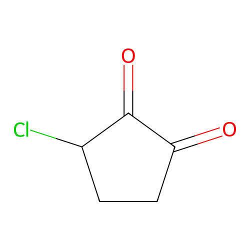 3-Chlorocyclopentane-1,2-dione structure