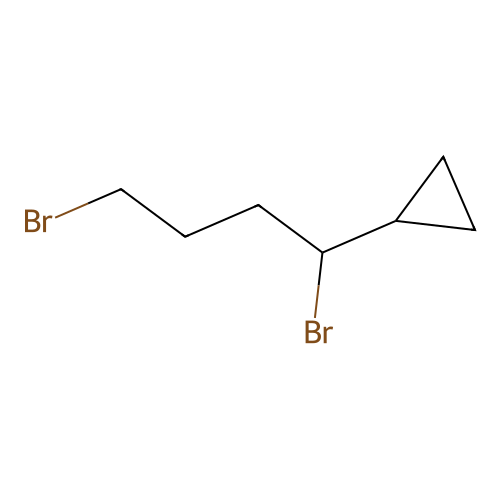 (1,4-Dibromobutyl)cyclopropane structure
