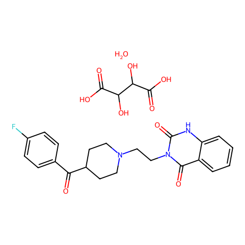 Ketanserin tartrate structure