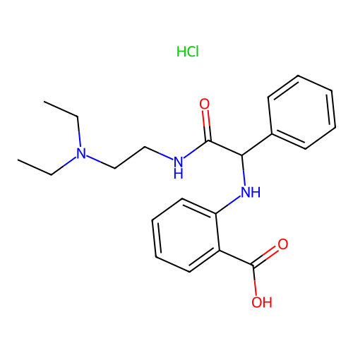 2-[amino]benzoicacidhydrochloride structure