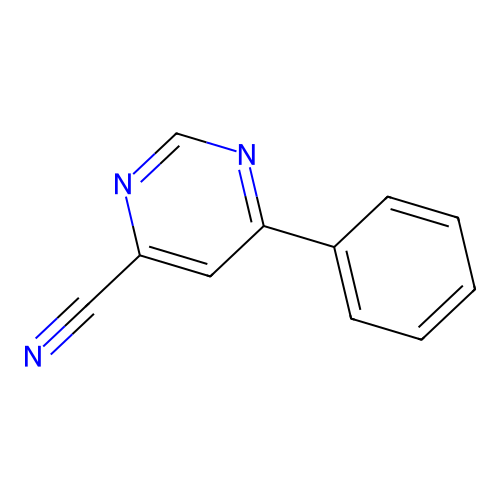 6-Phenylpyrimidine-4-carbonitrile structure