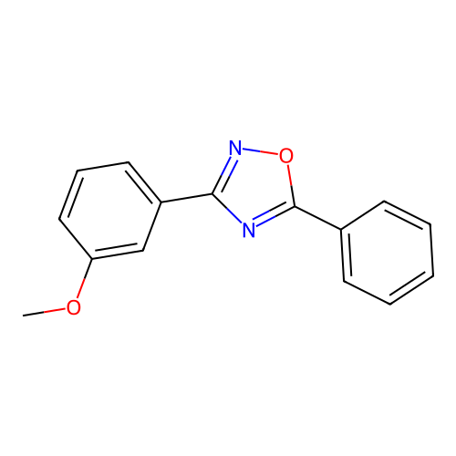 3-(3-Methoxyphenyl)-5-phenyl-1,2,4-oxadiazole structure