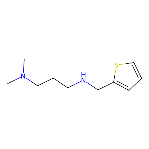 N,N-Dimethyl-N'-thiophen-2-ylmethyl-propane-1,3-diamine structure