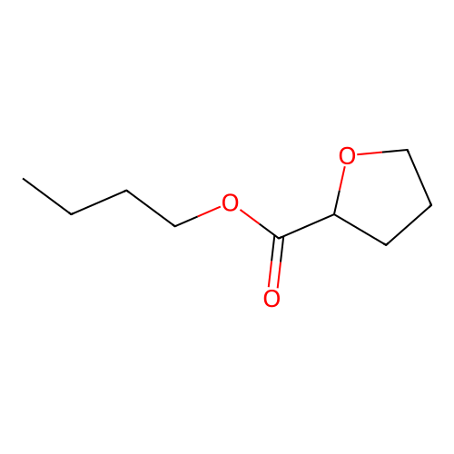 Butyl tetrahydrofuran-2-carboxylate structure