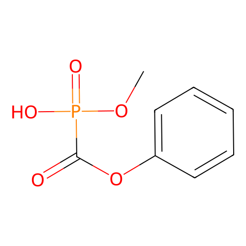 Phosphinecarboxylic acid, hydroxymethoxy-, phenyl ester, oxide structure