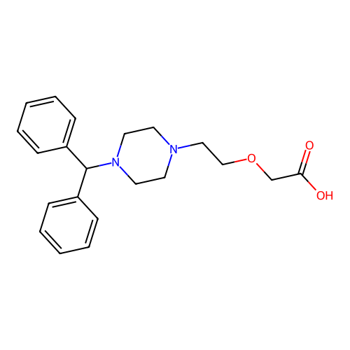 Deschlorocetirizine structure