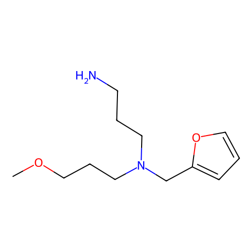 (3-Aminopropyl)(2-furylmethyl)(3-methoxypropyl)amine structure
