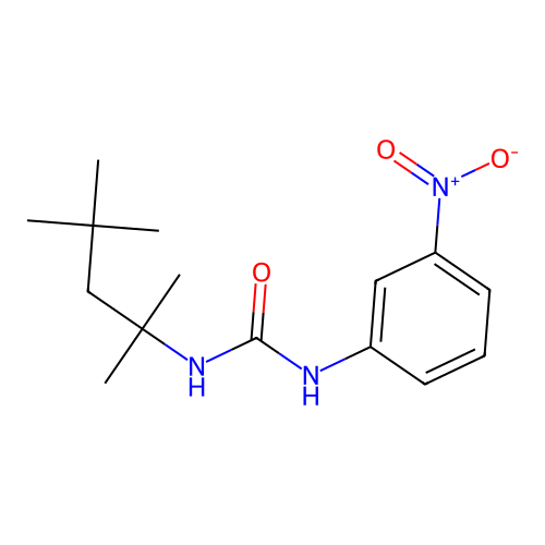 1-(3-Nitrophenyl)-3-(2,4,4-trimethylpentan-2-yl)urea structure