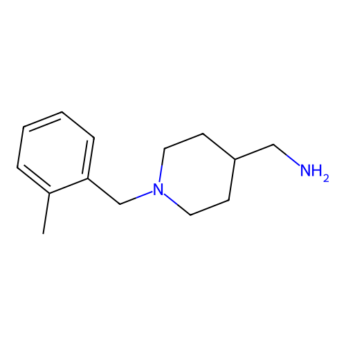 [1-(2-Methylbenzyl)piperidin-4-yl]methylamine structure