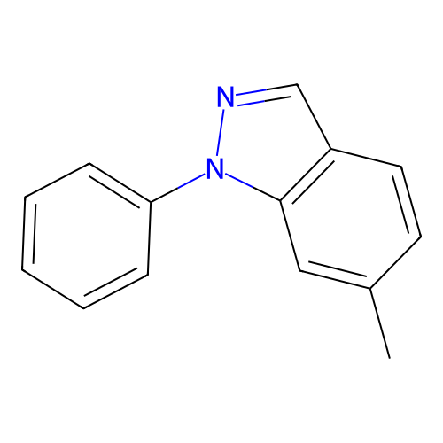 6-Methyl-1-phenyl-1H-indazole structure