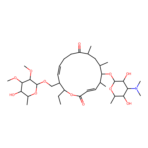 dedesosaminyl-5-O-mycaminosyl-10,11-dihydromycinamicin IV structure