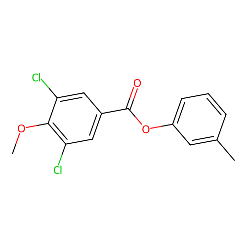 3-Methylphenyl 3,5-dichloro-4-methoxybenzoate structure