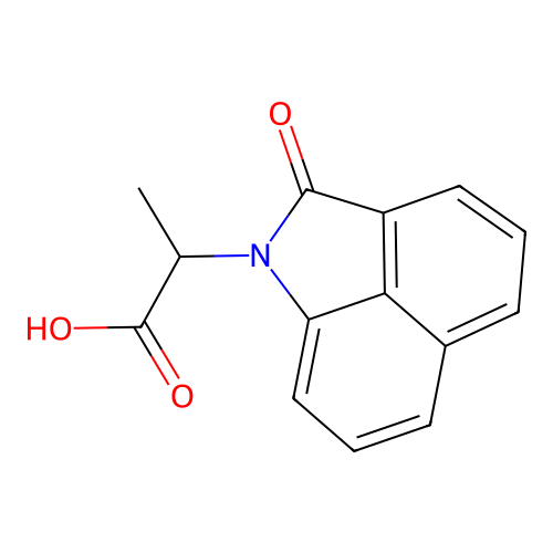 2-(2-oxobenzo[cd]indol-1(2H)-yl)propanoic acid structure