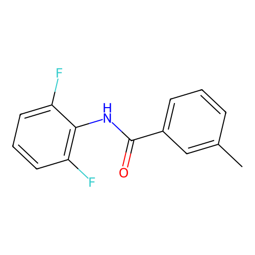 N-(2,6-difluorophenyl)-3-methylbenzamide structure