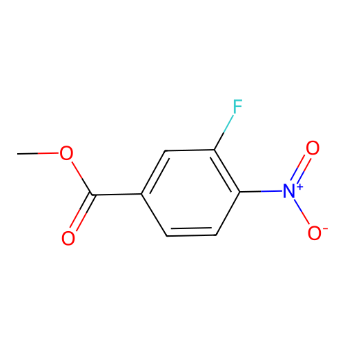 Methyl 3-fluoro-4-nitrobenzoate structure