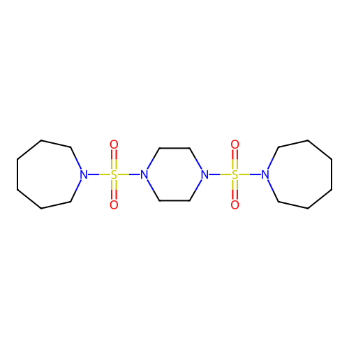 1-{[4-(Azepane-1-sulfonyl)piperazin-1-yl]sulfonyl}azepane structure