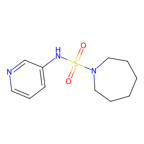 N-pyridin-3-ylazepane-1-sulfonamide structure
