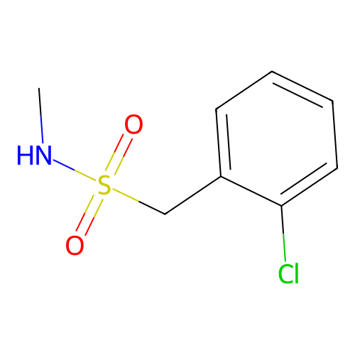 1-(2-chlorophenyl)-N-methylmethanesulfonamide structure