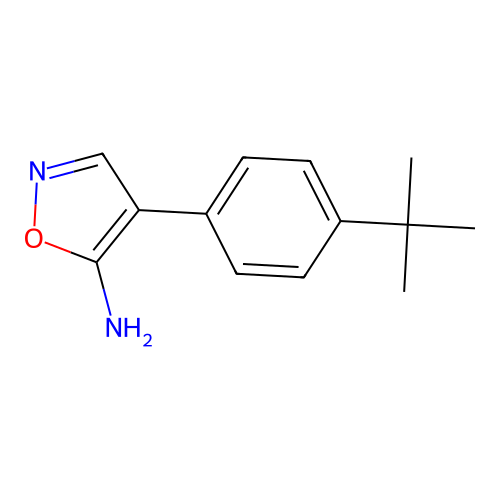 4-(4-Tert-butylphenyl)-5-isoxazolamine structure