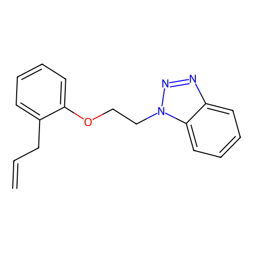 1-[2-(2-Prop-2-enylphenoxy)ethyl]benzotriazole structure